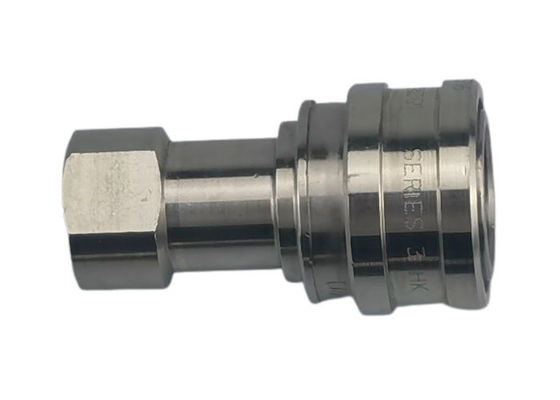 Szybkozłącze hydrauliczne 1/8'' serii CB-1 ze stali nierdzewnej 316 typu zamkniętego