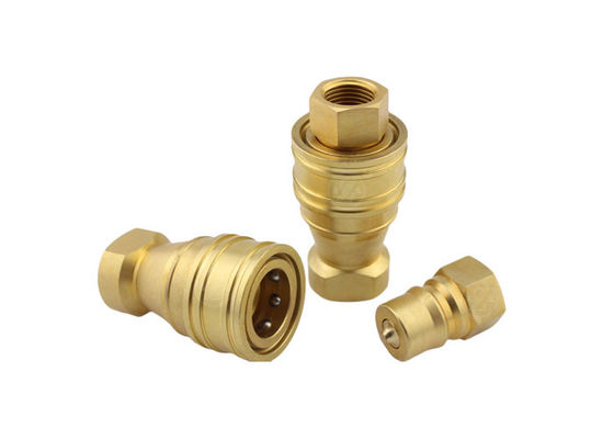 Hydrauliczne złącze szybkiego uwalniania miedzi 800 psi 2 " dla płynu