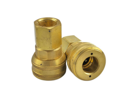 1/4' Nominal Male End Connections Industrial Interchange Pin Lock Couplings Brass Pneumatic Quick Coupling (Pneumatyczne szybkie sprzężenie)