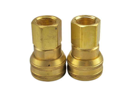 1/4' Nominal Male End Connections Industrial Interchange Pin Lock Couplings Brass Pneumatic Quick Coupling (Pneumatyczne szybkie sprzężenie)