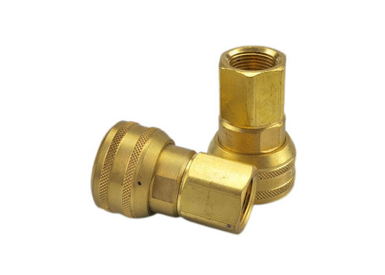 1/4' Nominal Male End Connections Industrial Interchange Pin Lock Couplings Brass Pneumatic Quick Coupling (Pneumatyczne szybkie sprzężenie)