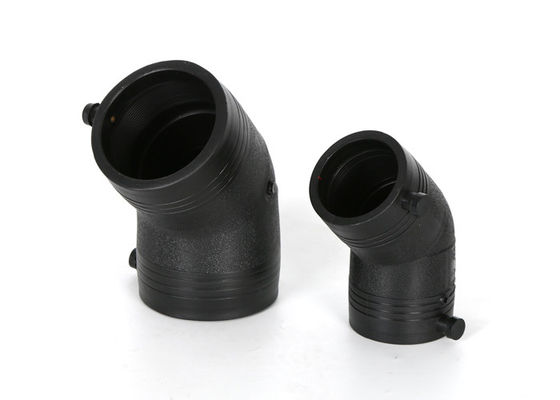 PE HDPE Elektrofuzja 45 stopni Adaptor łokcia dla przewodów