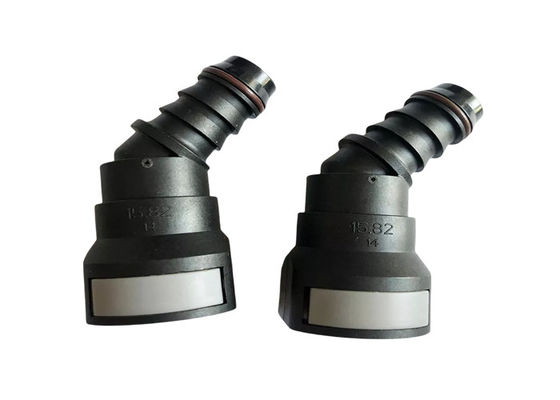 EPDM paliwo płynne plastikowe szybkie złącza 15,82 mm 45 stopni