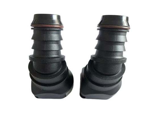 EPDM paliwo płynne plastikowe szybkie złącza 15,82 mm 45 stopni