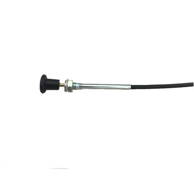 Zestaw kablowy z czarnym okrągłym uchwytem 940 mm Długość 76 mm Podróż SS316 Linka drutowa Czarny przewód