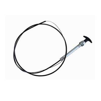 Czarny kabel sterujący z uchwytem T
