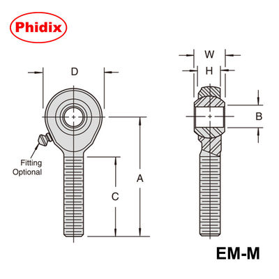 87084050 / 87084020 Metalowe końce prętów