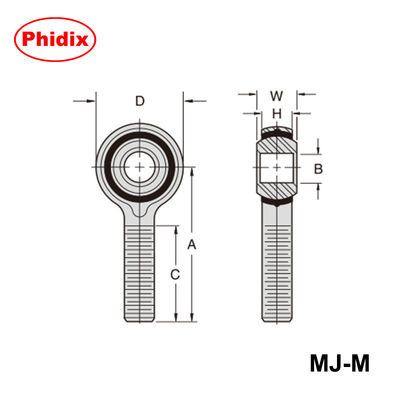 MMJ-M/FJ-M Series Metric Thread Ball Screws ∙ Self-Lubricating Nylon Raceway with Nickel-Plated Ball & Yellow Dichromate Coating∙ Niski tarcie,Projektowanie odporne na korozję i zużycie dla robotyki i maszyn