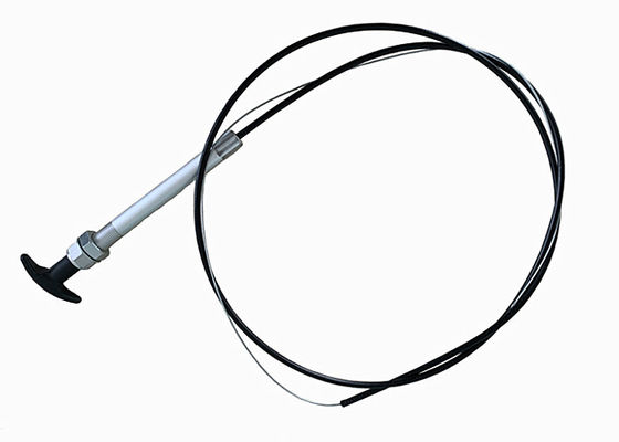 IATF16949 1500MM Kabel sterowania mechanicznego z czarną rękojeścią T-lock