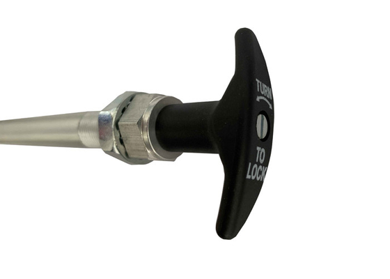 IATF16949 1500MM Kabel sterowania mechanicznego z czarną rękojeścią T-lock