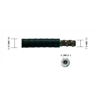 Różny wybór PE/PU/PVC Flexible Push-Pull Cable Outer Casing Anti-High and Low Temperature